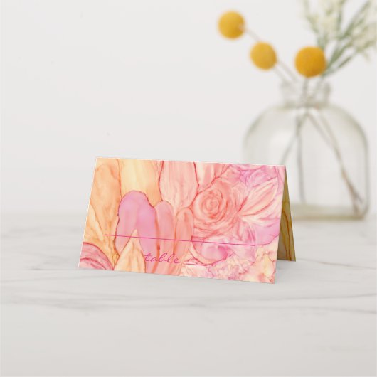 Weddenschapenkaart Verse bloemen (Voorkant)