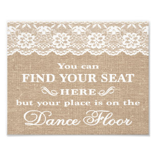 Weddenschappen - Band en kant - Zoek je stoel - Foto Afdruk