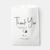 Weddenschappen Bedankt dat je Doggie Bag Dog Treat Bedankzakje (Voorkant)