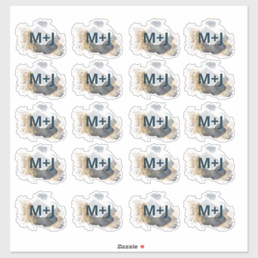 Weddenschappen blauwe en goudprijs sticker (Vel)