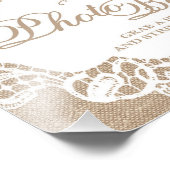 Weddenschappen - Burlap & Lace - Foto Booth - Foto Afdruk (Hoek)