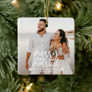 Weddenschappen en keramische kerstfoto's keramisch ornament