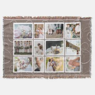 Weddenschappen Foto Collage Keepslag Deken