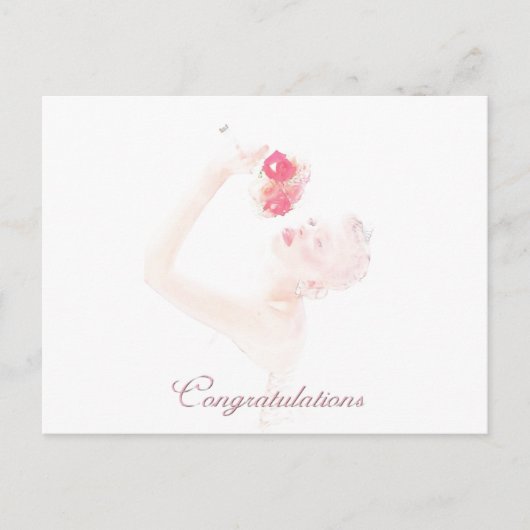 Weddenschappen gefeliciteerd briefkaart (Voorkant)