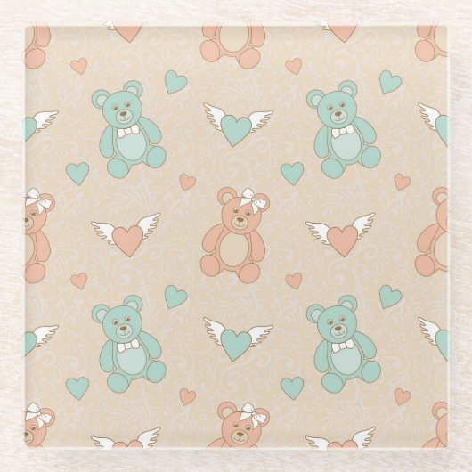 Weddenschappen Glazen Onderzetter (Voorkant)