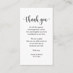 Weddenschappen Hartelijk dank, moderne geluidskaar Informatiekaartje
