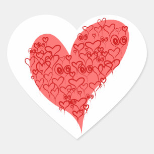 Weddenschappen Hearts Heart Stickers Wedding Heart
