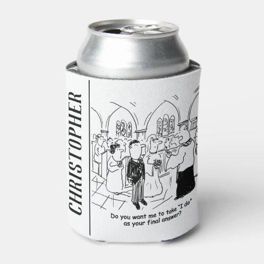 Weddenschappen - Ik doe het als laatste antwoord Blikjeskoeler (Blikje Voorkant)