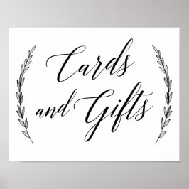 Weddenschappen - Kaarten en cadeautjes die het huw Poster