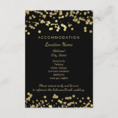 Weddenschappen met Gold Foil-Confetti Informatiekaartje (Achterkant)