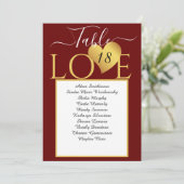 Weddenschappen met gouden hartslagkaarten aankondiging (Staand voorkant)