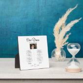 Weddenschappen Modern, Cute, Minimalist, Jubileum Fotoplaat (Insitu)