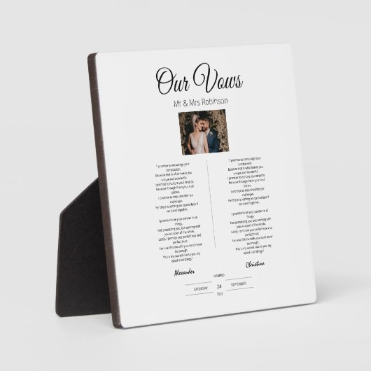 Weddenschappen Modern, Cute, Minimalist, Jubileum Fotoplaat (Voorkant)