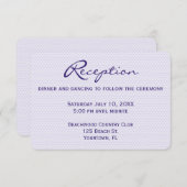 Weddenschappen Ontvangen Paarse harten Kaart (Voorkant / Achterkant)