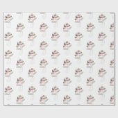 Weddenschappen op wit cadeaupapier (Vlak)