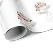 Weddenschappen op wit cadeaupapier (Rol Hoek)