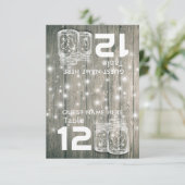 Weddenschappen Plaats Tafelnummer Hout Mason Jars (Staand voorkant)