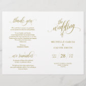 Weddenschappen-programma Elegance Script GOLD (Voorkant)