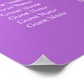 Weddenschappen-receptiescherm - Square Poster (Hoek)