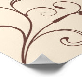 Weddenschappen-receptiescherm - Square Poster (Hoek)