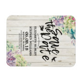 Weddenschappen redden de datum van de Planten Magneet (Horizontaal)