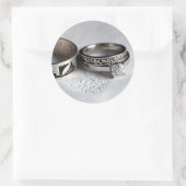 Weddenschappen Ronde Sticker (Tas)