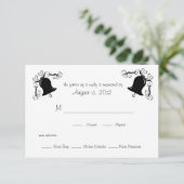 Weddenschappen RSVP Kaartje (Staand voorkant)