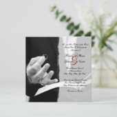 Weddenschappen+uitnodiging Kaart (Staand voorkant)
