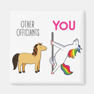 Weddenschapsambtenaar Unicorn Funny Voorstel Magneet