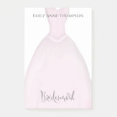 Weddenschapsbruidjes met een  dress post-it® notes (Voorkant)