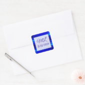 Weddenschapsdatum Bride en Groom Stickers (Envelop)
