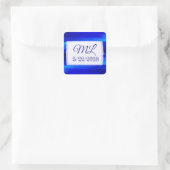 Weddenschapsdatum Bride en Groom Stickers (Tas)