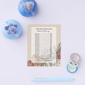 Weddenschapsfotosessie Floral Pricing List Flyer (Enkel)