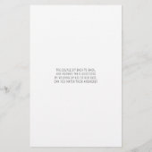 Weddenschapsgame Bride of Groom Black & White (Achterkant)