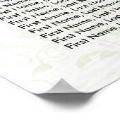 Weddenschapskaart Modern Gold Pineapple Couple Poster (Hoek)