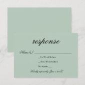 Weddenschapskaart RSVP Kaartje (Voorkant / Achterkant)