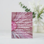 Weddenschapskaart Turquoise en Lavender (Staand voorkant)