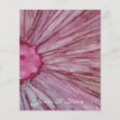 Weddenschapskaart Turquoise en Lavender (Achterkant)