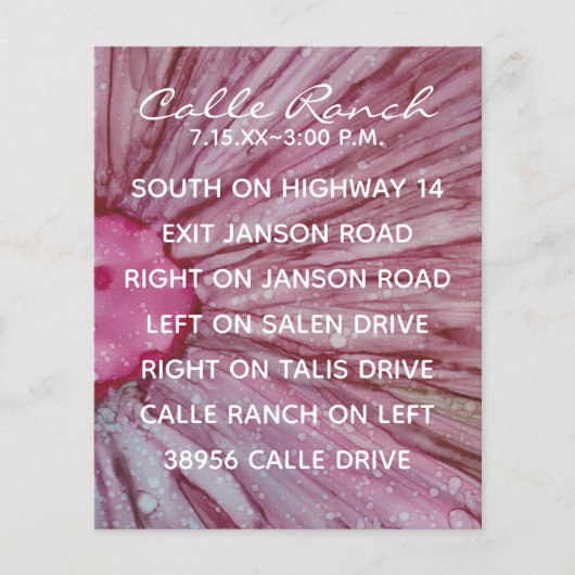 Weddenschapskaart Turquoise en Lavender (Voorkant)