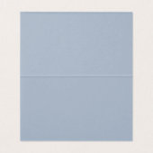 Weddenschapskaarten Stusty Blue Soft Waterverf Kaart (Binnenkant ongevouwen)