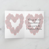 Weddenschapskaarten voor de bruid en de bruid kaart (Binnen)