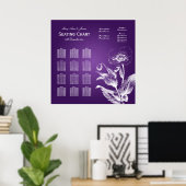 Weddenschapskaartje Poppy Paars Poster (Thuiskantoor)