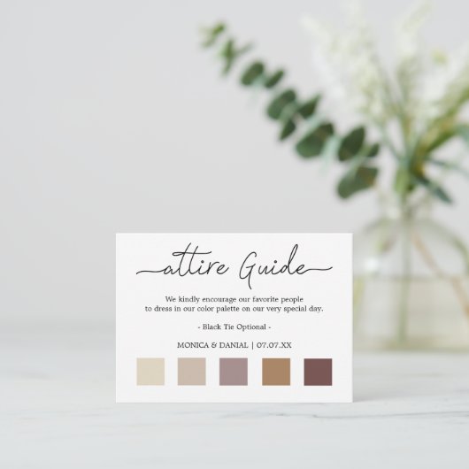 Weddenschapskleurcode Informatiekaartje (Staand voorkant)