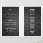 Weddenschapsprogramma Fleur De Lis Black (Achterkant)