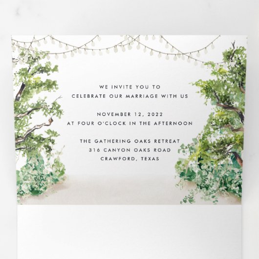 Weddenschapsweek | Het verzamelen van Oaks Waco Drieluik Aankondiging (Binnenzijde eerst)