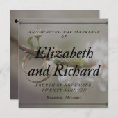 Weddenskaart Kaart (Voorkant / Achterkant)