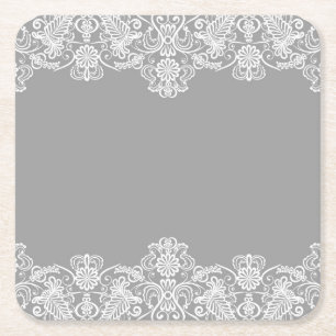 Weddenskaart Vierkante Kartonnen Onderzetter