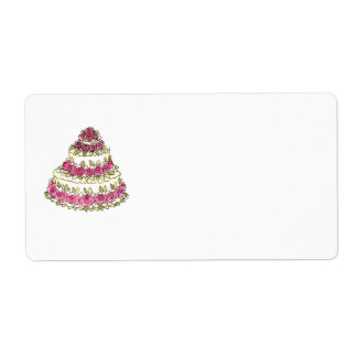 Weddenskaartlabel Etiket