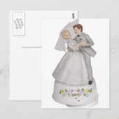 Weddenskap Topper Figurine Briefkaart (Voorkant / Achterkant)