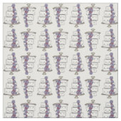 Weddenskke Cakes Bridal Verloving Love Paars Stof (Swatch)